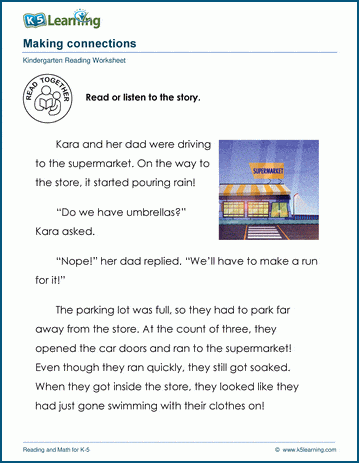 Making connections worksheet
